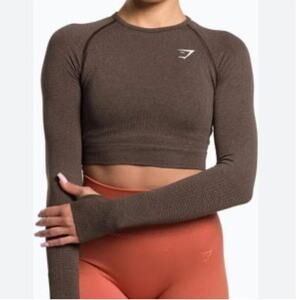 Gymshark Brown Vital Crop Top